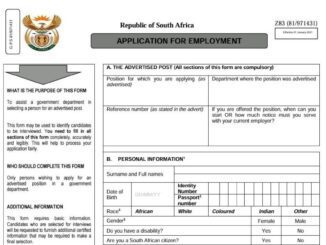 New Z83 Application Form