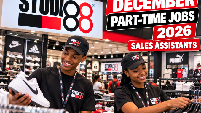 Studio 88 December Part-Time Jobs