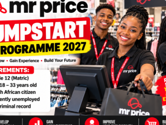 Mr Price JumpStart Programme 2027