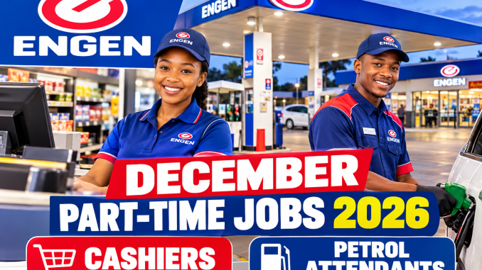 Engen Garage December Part-Time Jobs 2026